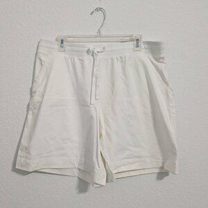 Karen Scott Women's Sport Short Bright White NWT (Size Large)